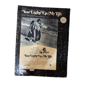 Original Vintage You Light Up My Life Sheet Music